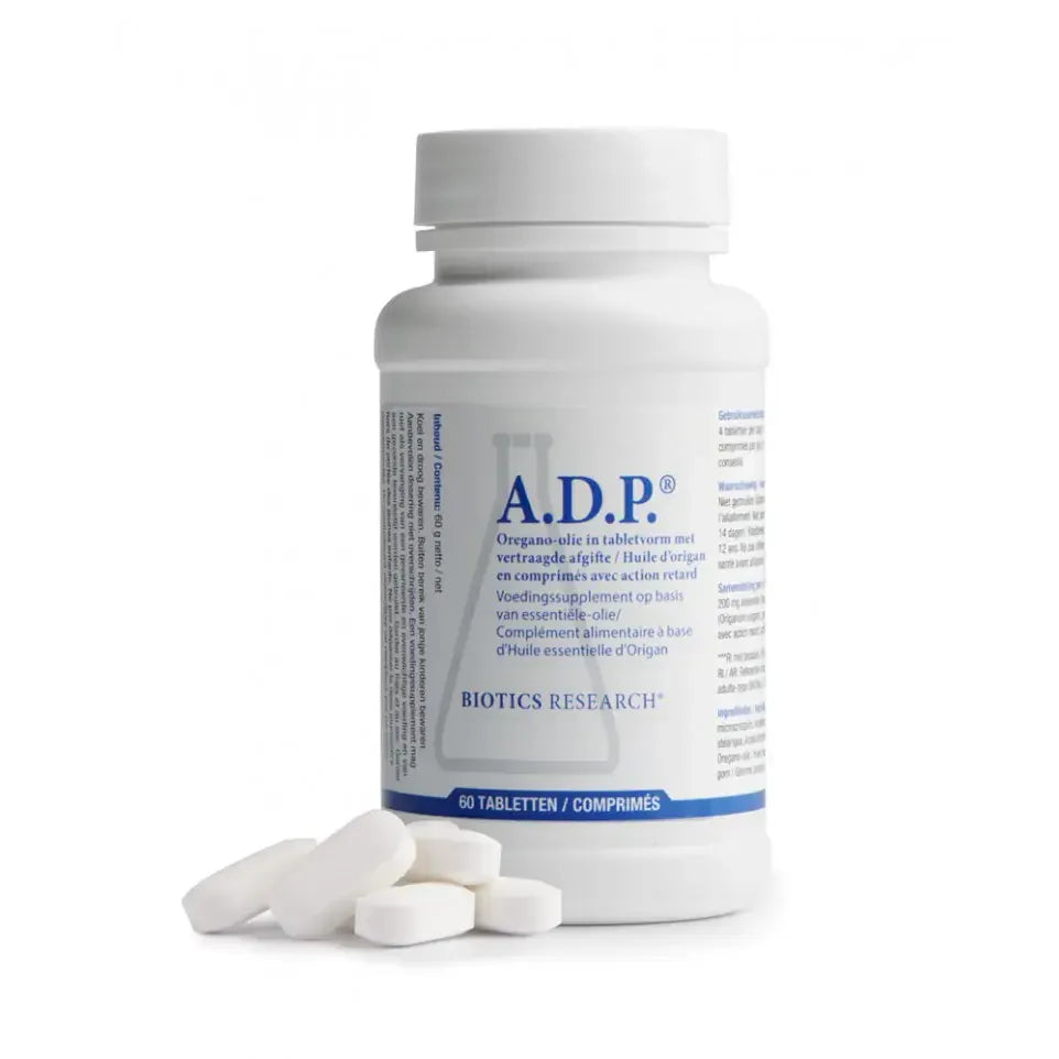 Biotics ADP Oregano Olie 60 tabletten (afbeelding 1)