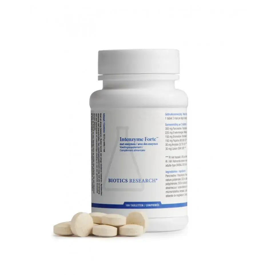 Biotics Intenzyme forte 100 tabletten (afbeelding 1)