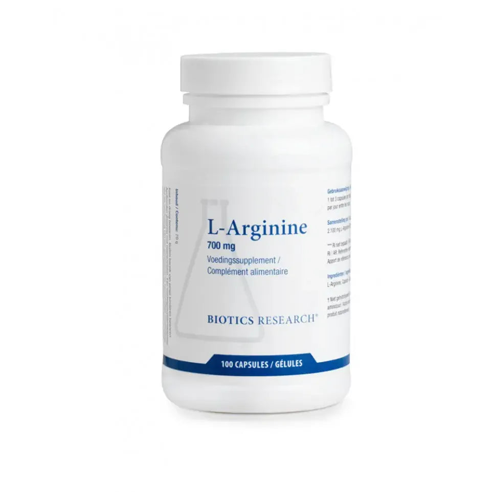 Biotics L-arginine 700 mg 100 capsules