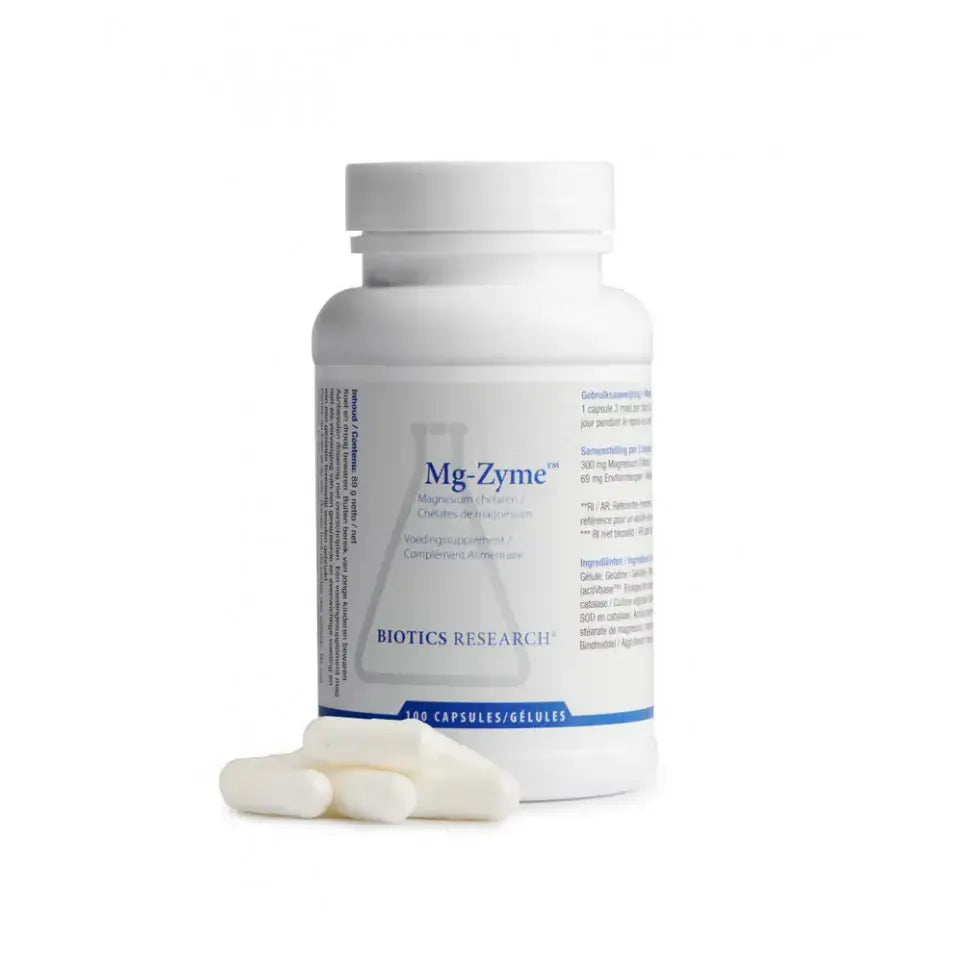 Biotics Mg-Zyme 100 mg 100 capsules