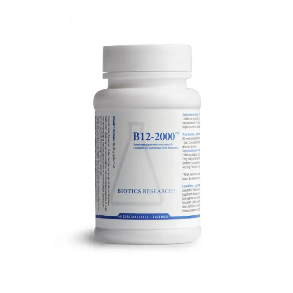 Biotics B12-2000 60 tabletten