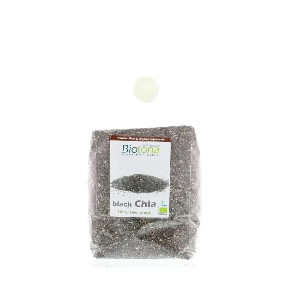 Biotona Black chia raw seeds 1 kg