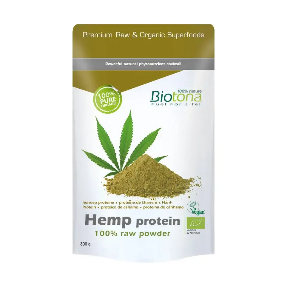 Biotona Hemp raw protein powder 300 gram