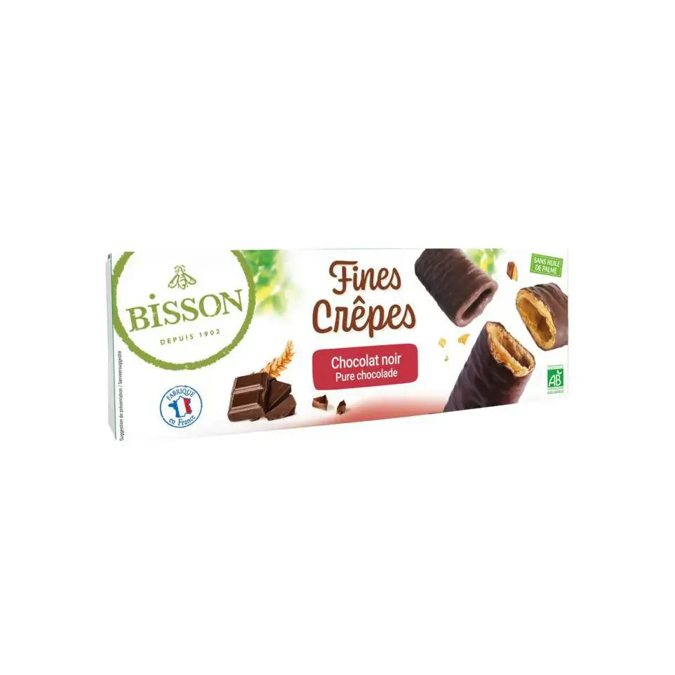 Bisson crepes pure chocolade biologisch 90 g