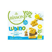 Bisson Ludino koekjes met melkchocolade 4 zakjes 160 gram
