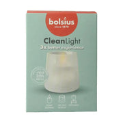 Bolsius Clean Light starterkit houder wit - incl. geurloze