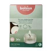 Bolsius Crystal Lights 6 uur doos 24 stuks