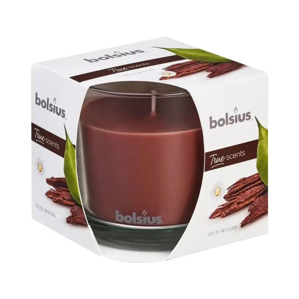 Bolsius True Scents geurglas 95/95 old wood