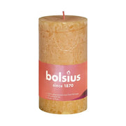 Bolsius Rustiekkaars shine 100/50 honeycomb yellow