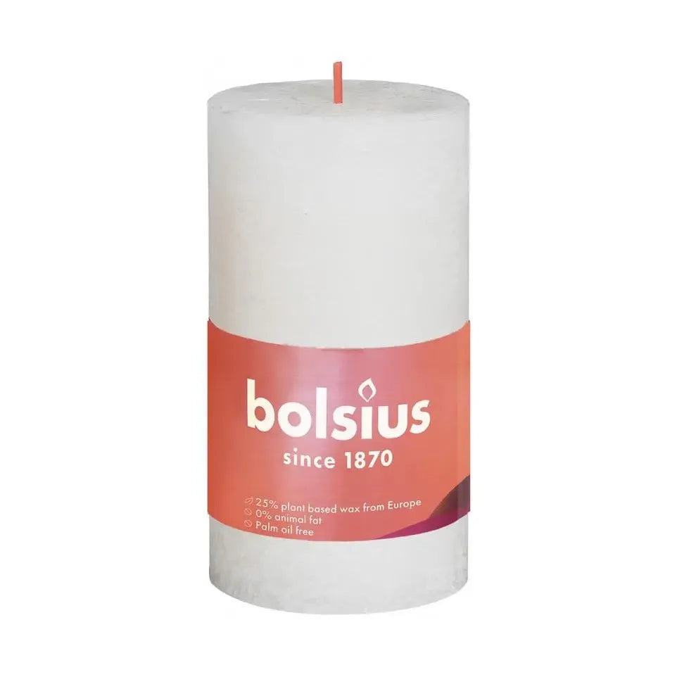 Bolsius Rustiekkaars shine 100/50 soft pearl