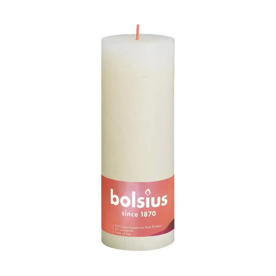 Bolsius Rustiekkaars shine 190/68 soft pearl