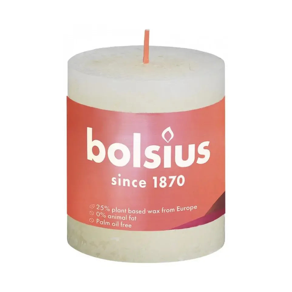 Bolsius Rustiekkaars shine 80/68 soft pearl