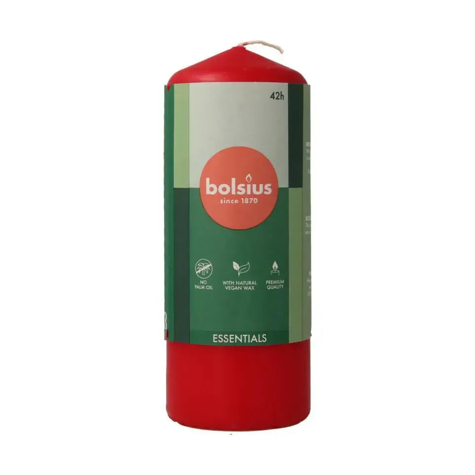 Bolsius Stompkaars 150/58 delicate red