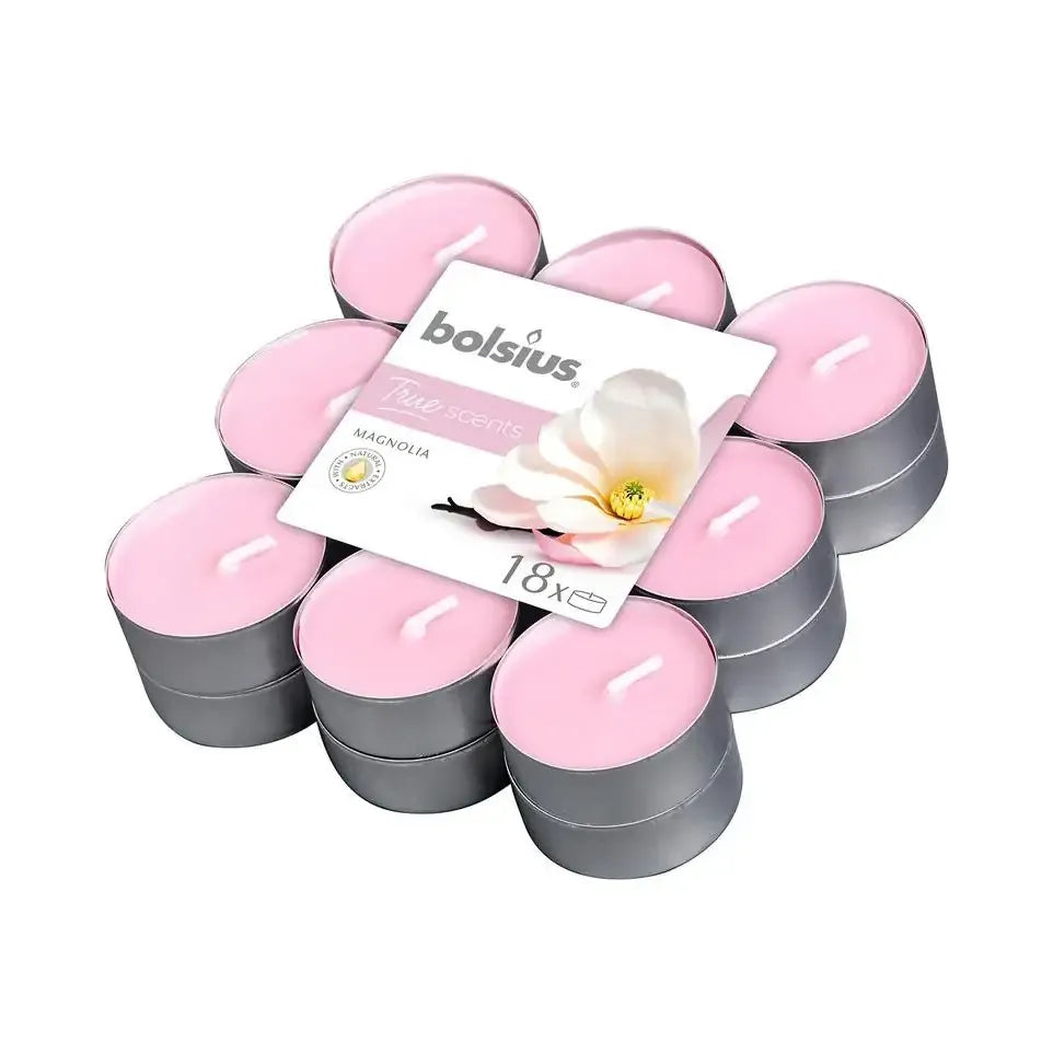 Bolsius True Scents theelichten magnolia 18 stuks