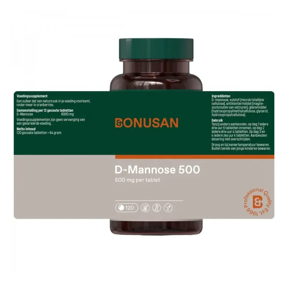 Bonusan D-Mannose 500 120 tabletten