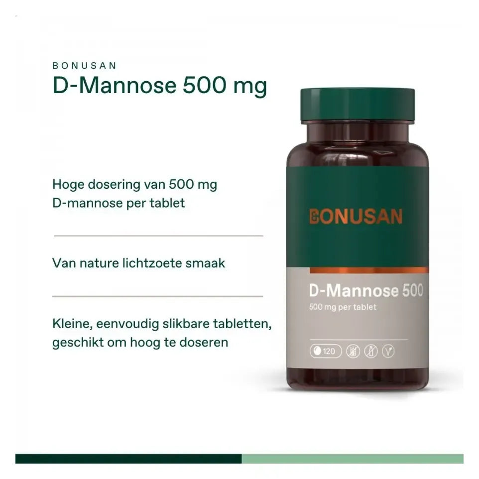 Bonusan D-Mannose 500 120 tabletten