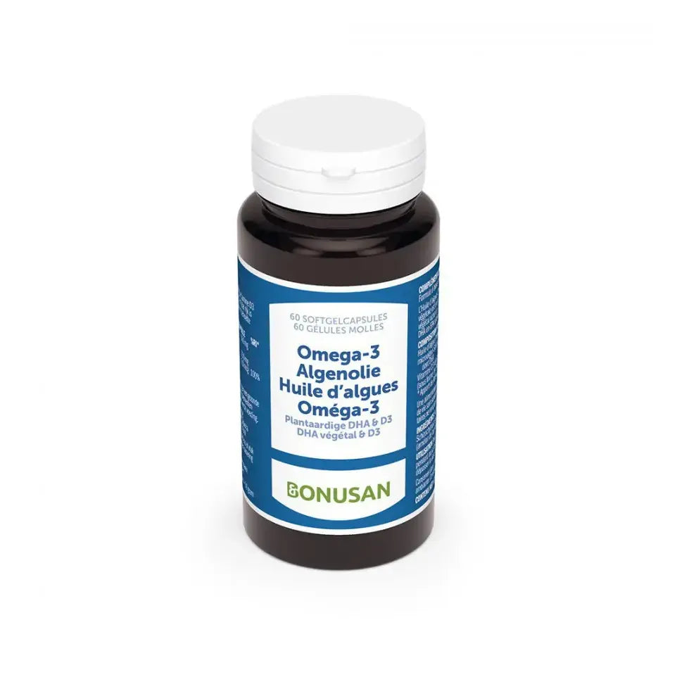 Bonusan Omega 3 algenolie 60 softgels