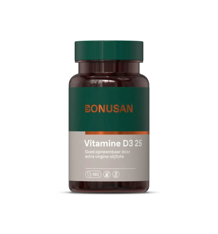 Bonusan Vitamine D3 25 180 softgels