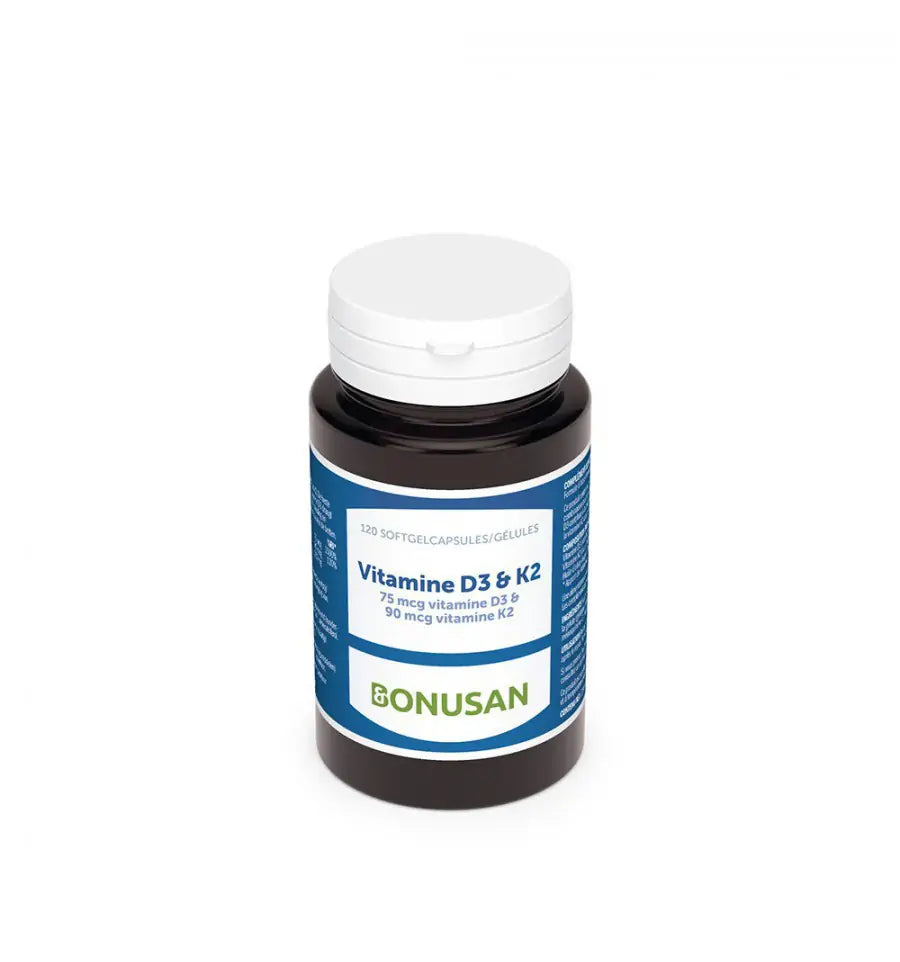 Bonusan Vitamine D3 & K2 België 120 softgels