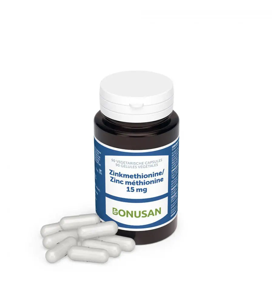 Bonusan Zinkmethionine 15 mg 90 capsules (afbeelding 1)