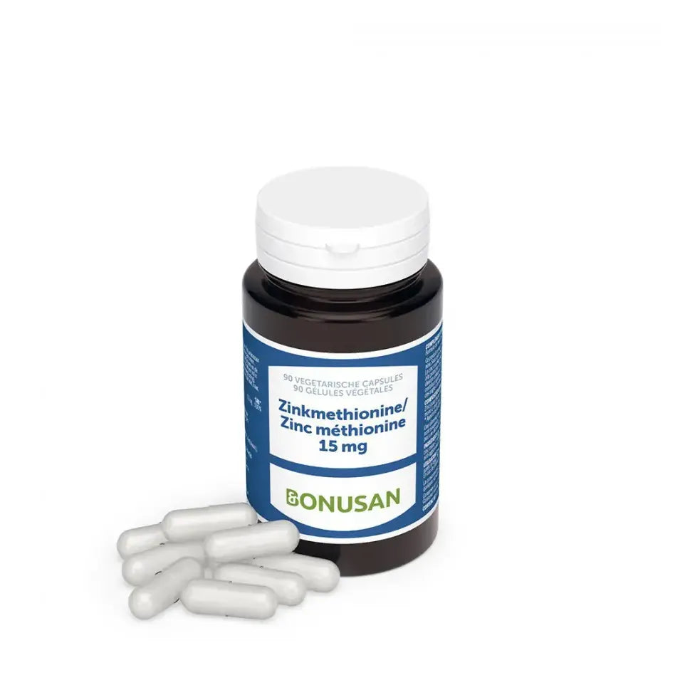 Bonusan Zinkmethionine 15 mg 90 capsules (afbeelding 1)
