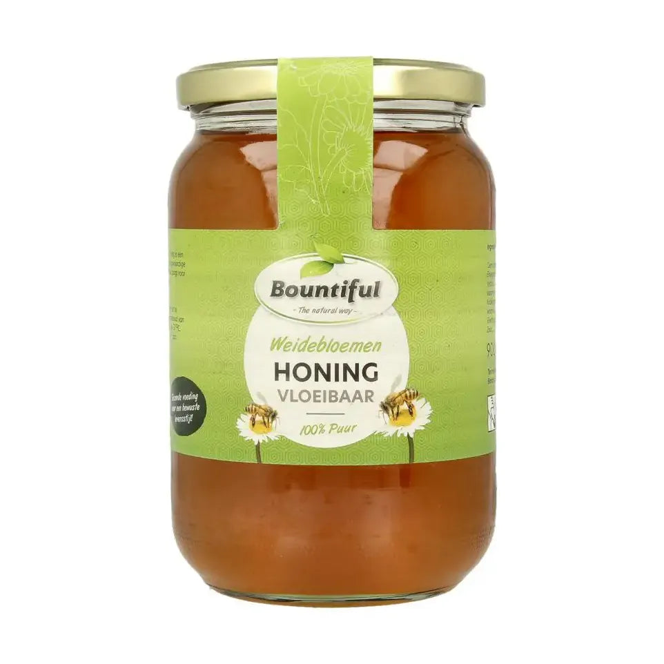 Bountiful Weidebloemen honing vloeibaar 900 gram