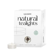 C-Lights Natuurlijke theelichtjes 6 branduren 40 stuks
