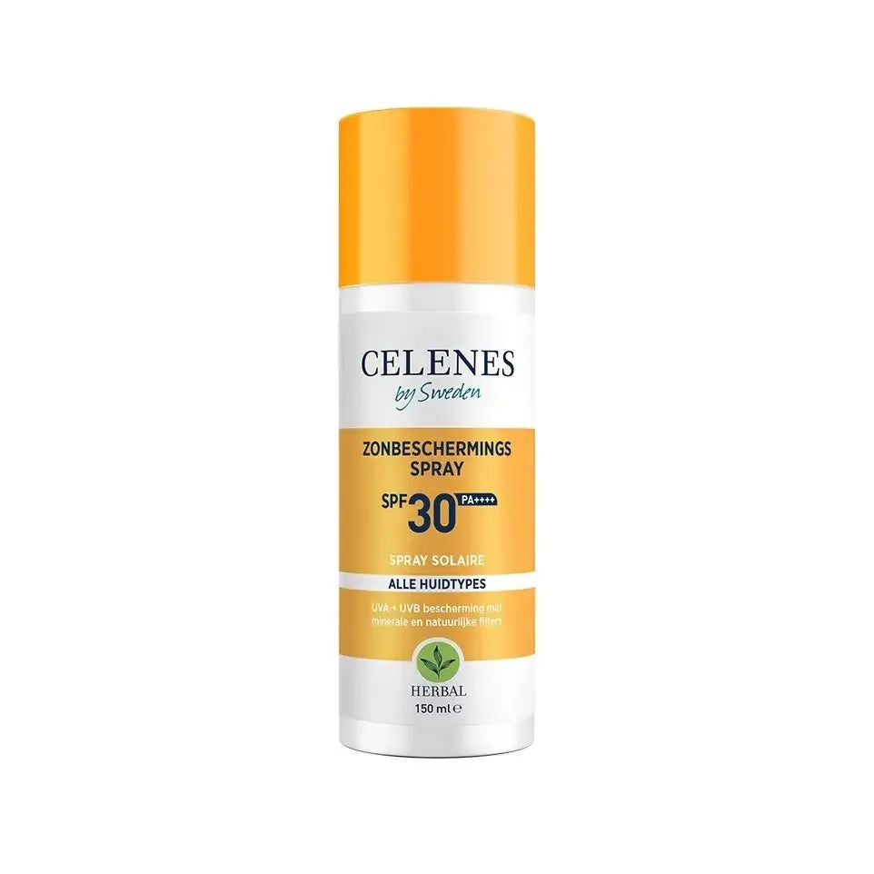 Celenes Herbal Zonnebrand spray all-skin types SPF30 150 ml