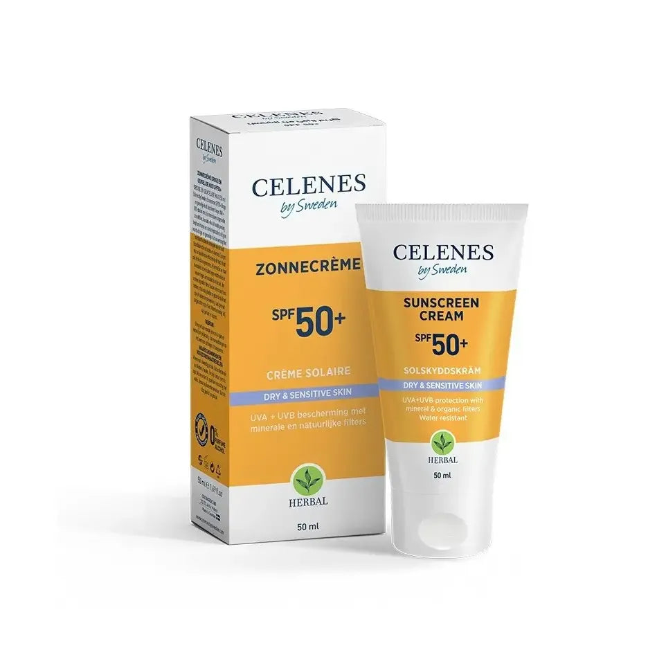 Celenes Herbal Zonnebrandcrème dry skin SPF50 50 ml