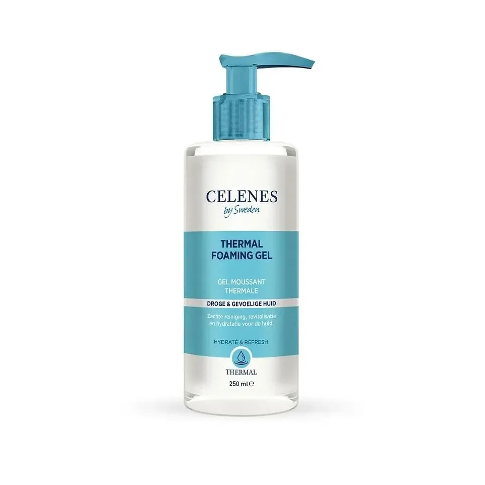 Celenes Thermal Foaming Gel Droge/Gevoelige Huid 250 ml