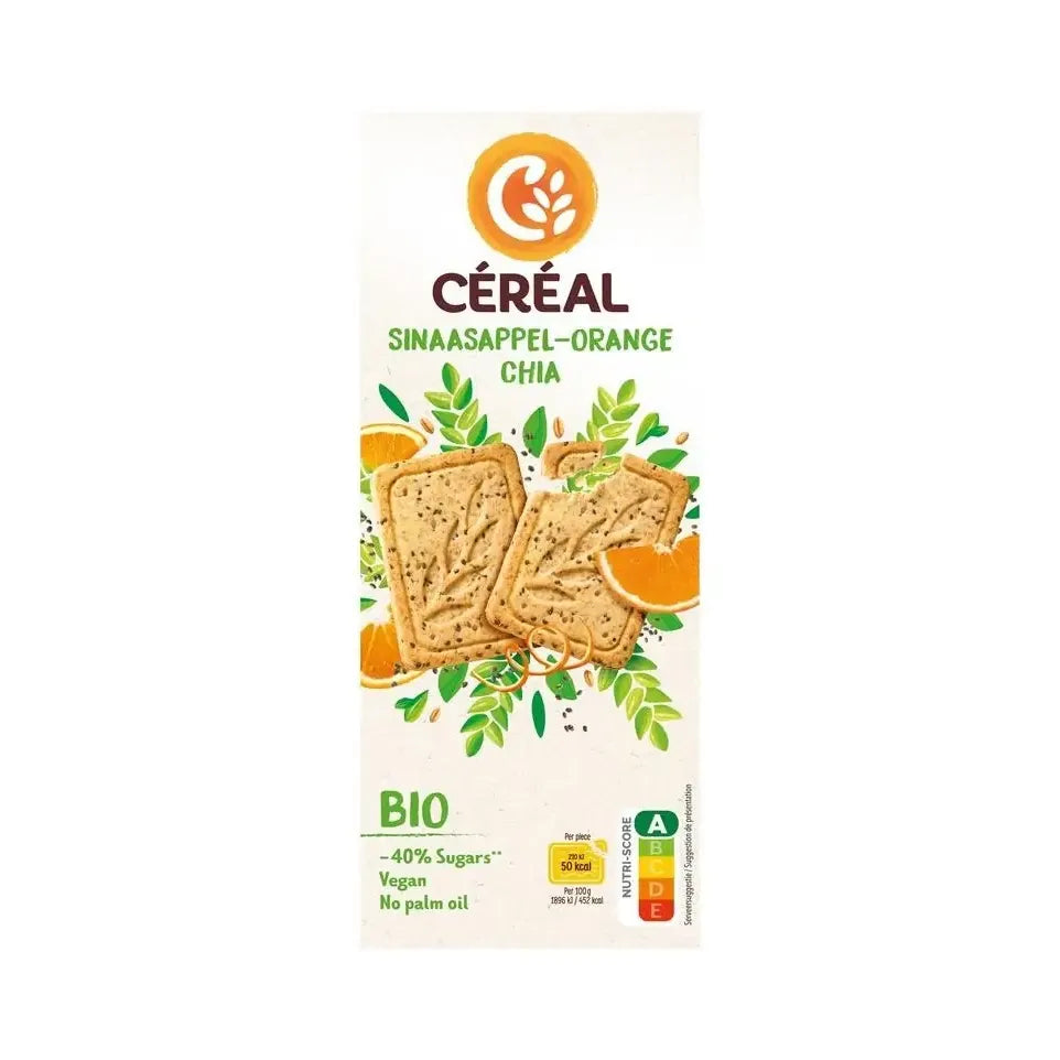 Cereal Cake & koekje sinaasappel chiazaad 132 gram