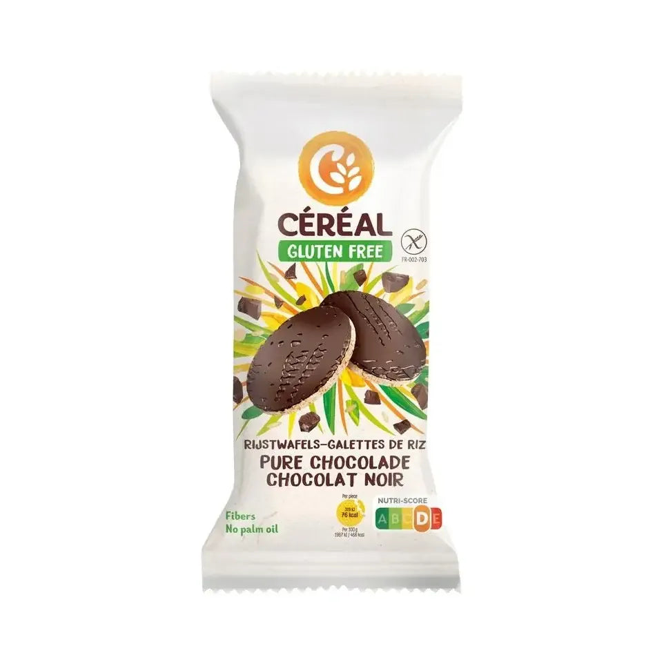 Cereal Rijstwafel met pure chocolate glutenvrij 130 gram