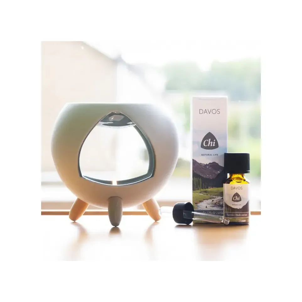 Chi Natural Life Cozy aromabrander + Davos olie