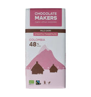 Chocolatemakers Colombia dark hazelnut creme 48% biologisch 80 gram
