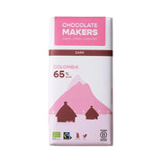 Chocolatemakers Puur liefde reep 65% 80 g
