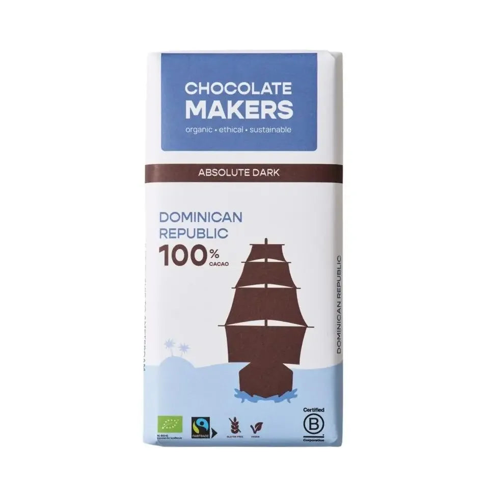 Chocolatemakers Tres hombres 100% extra puur 80 g