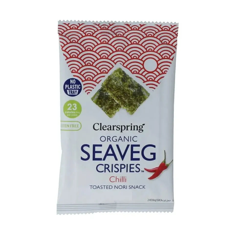 Clearspring Seaveg - crispies chilli biologisch 4 gram