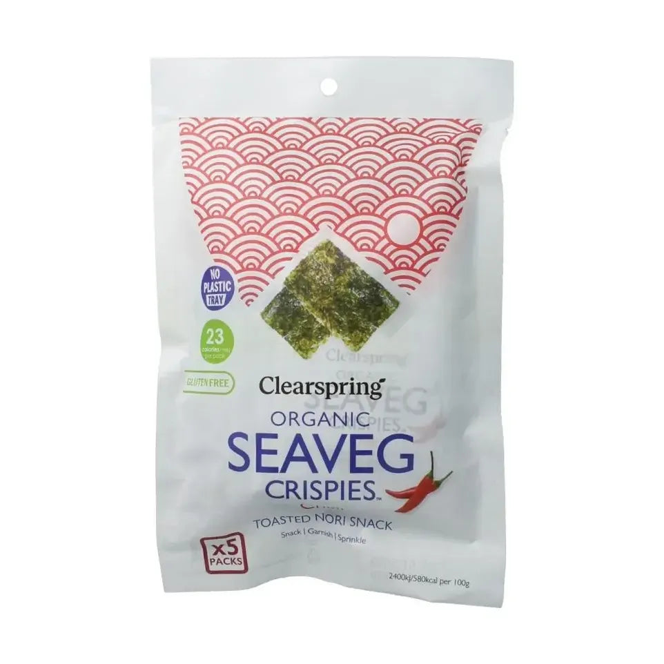 Clearspring Seaveg - crispies chilli multipack biologisch 20