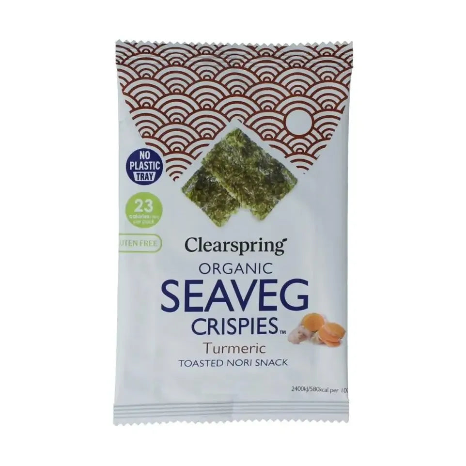 Clearspring Seaveg - Crispies turmeric biologisch 4 gram