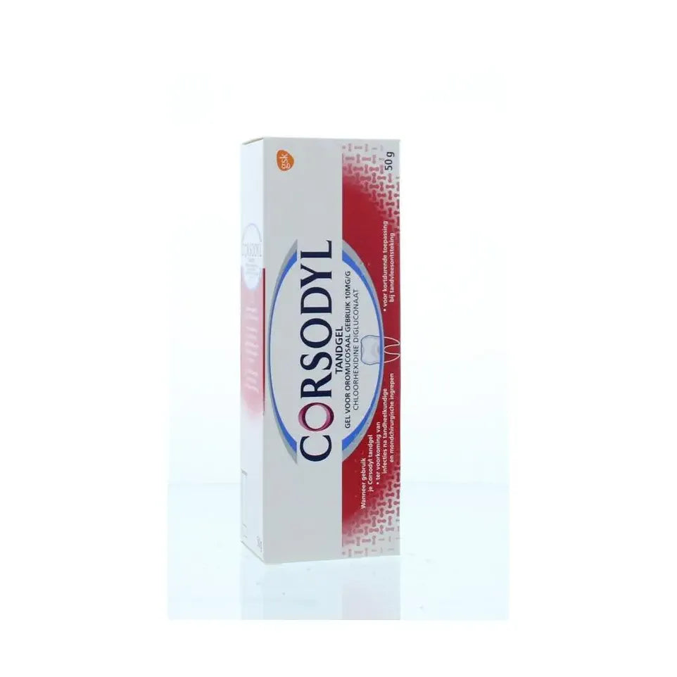 Corsodyl Tandgel 1% 50 gram