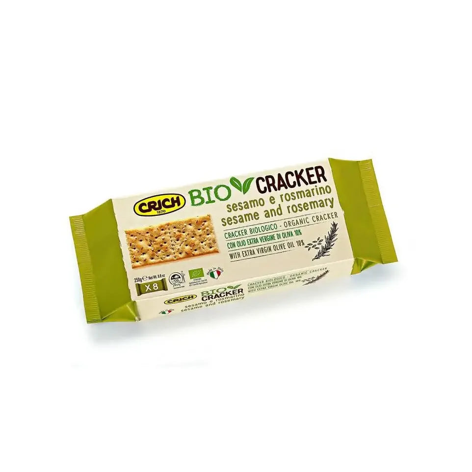 Crich Crackers sesam rozemarijn 250 gram