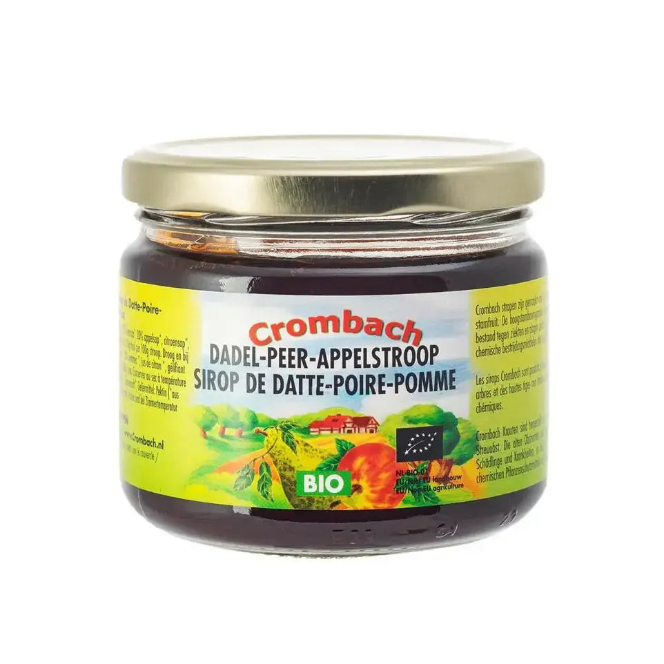 Crombach Appel-peren-dadelstroop 330 gram