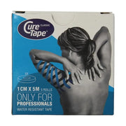 Curetape Kinesiotape blauw 1cm x 5m 5 stuks