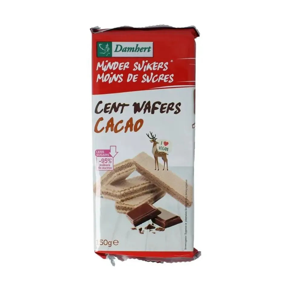 Damhert Centwafers chocolade 150 gram