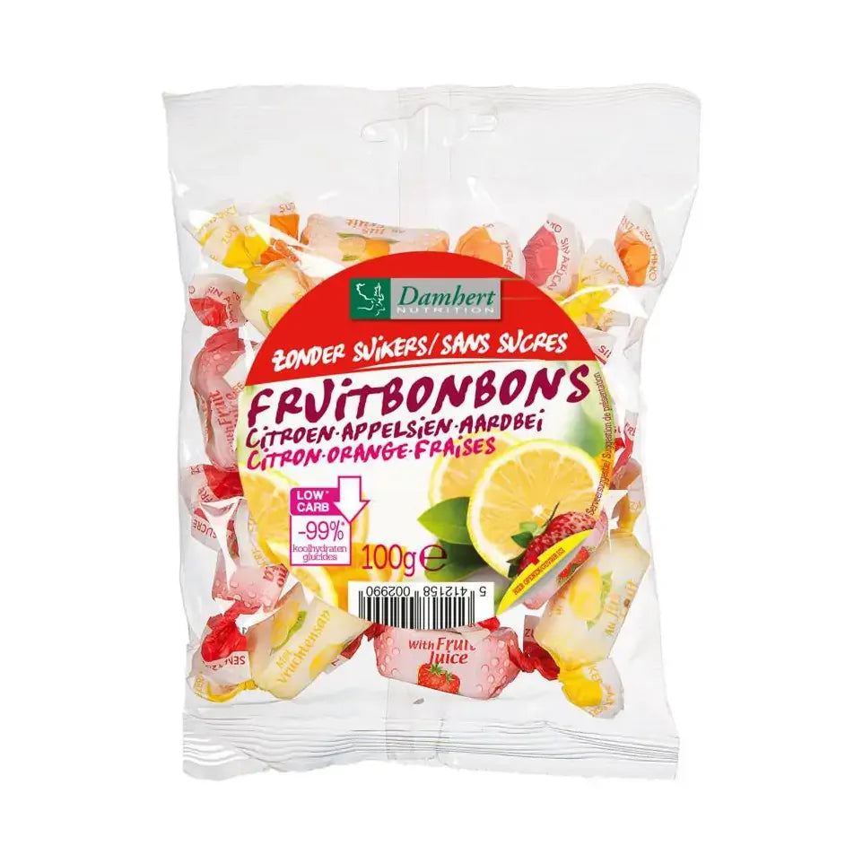 Damhert Fruittoffees 100 gram