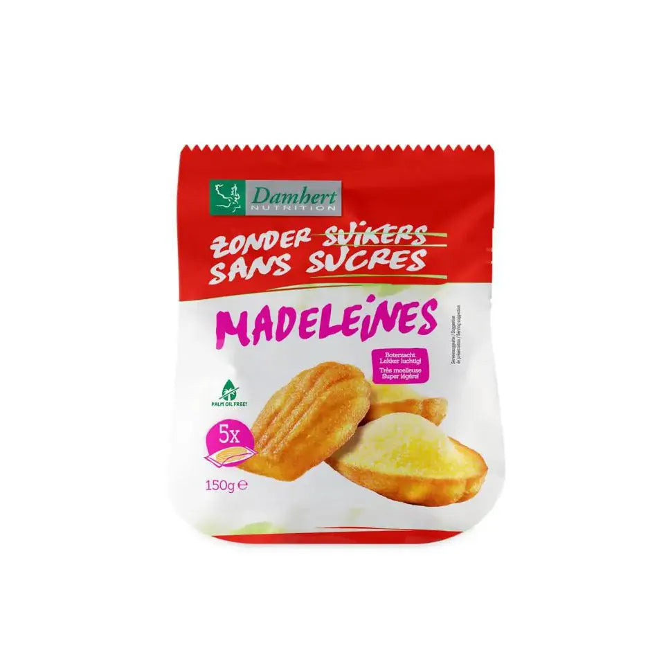 Damhert Madeleines zonder suiker 150 gram