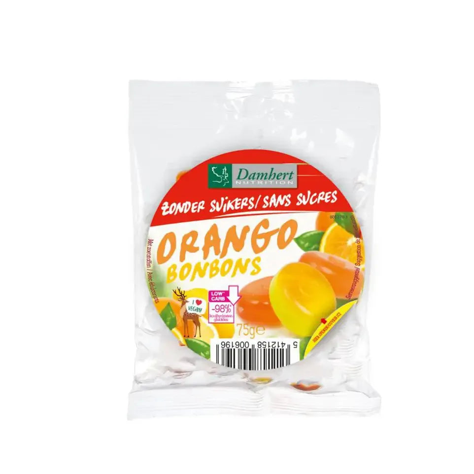 Damhert Orango bonbons 75 gram