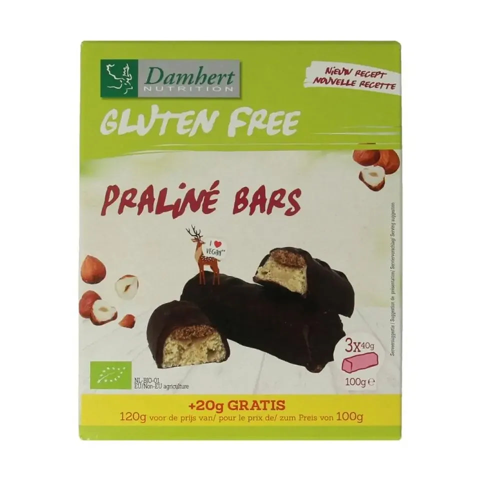 Damhert Pralinerepen lactosevrij en glutenvrij 100 gram