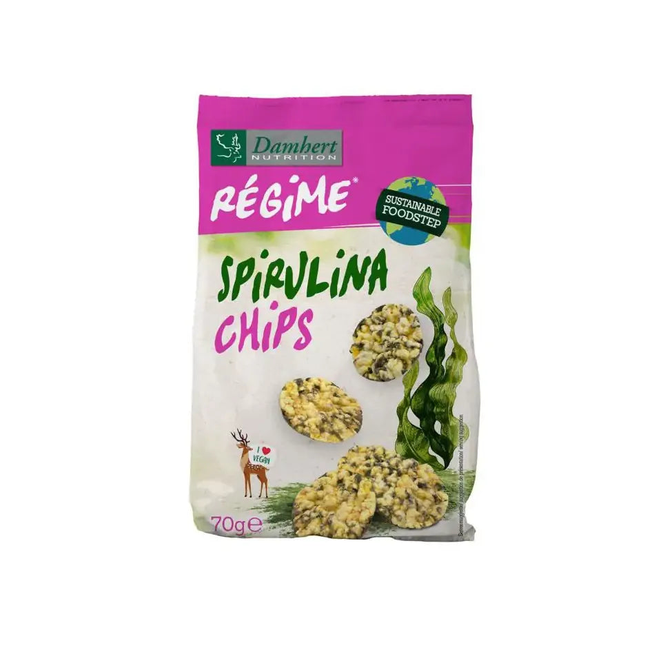 Damhert Spirulina chips 70 gram