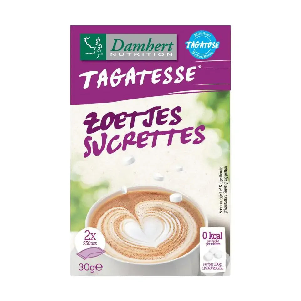 Damhert Tagatesse dispenser navul 2 x 250 stuks 500 tabletten